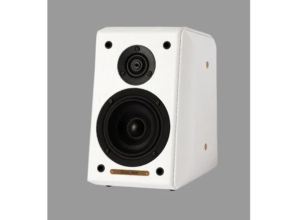 Sonus Faber Toy, høyttaler, white piano bokhylle/stativhøyttaler, hvit, par 